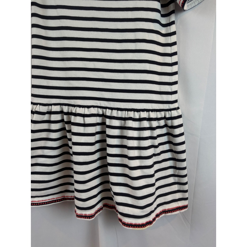 Kate Spade Broome Street Nautical Striped Embroidered Drop Waist‎ Dress XS - Picture 7 of 13